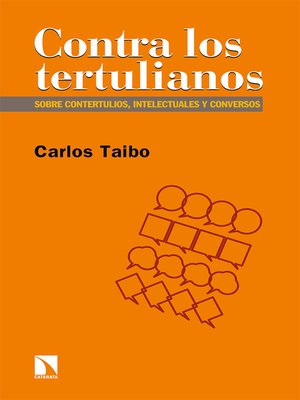 cover image of Contra los tertulianos